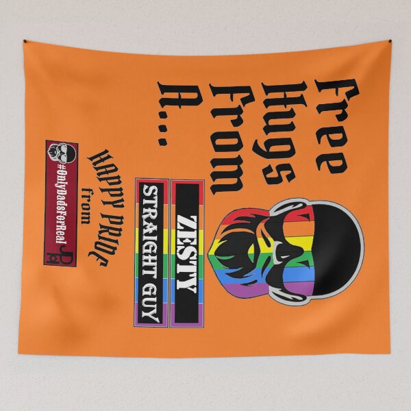 Item preview, Free Hugs Zesty Straight Guy (Orange) *More Colors Available in Collection designed and sold by OnlyDadsForReal.