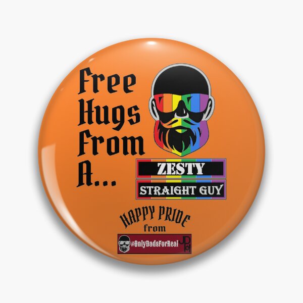 Item preview, Free Hugs Zesty Straight Guy (Orange) *More Colors Available in Collection designed and sold by OnlyDadsForReal.