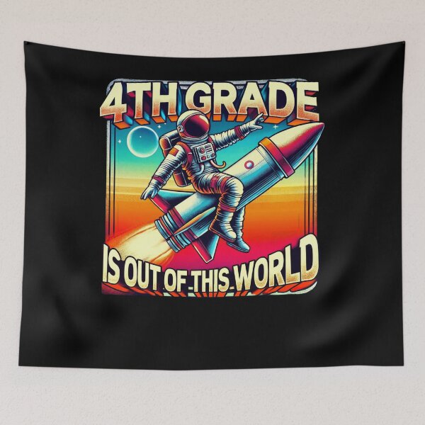 Item preview, Fourth Grade Is Out Of This World designed and sold by SiarheiYur.