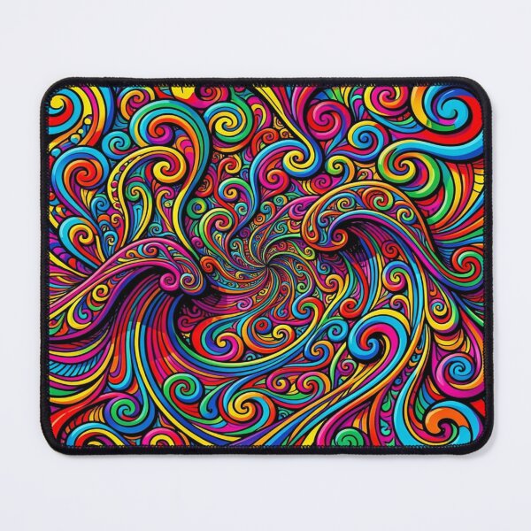 Item preview, Psychedelic Pop Art pattern inspired by Andy Warhol in a color-intensive abstract style. designed and sold by FotoworldEdel.