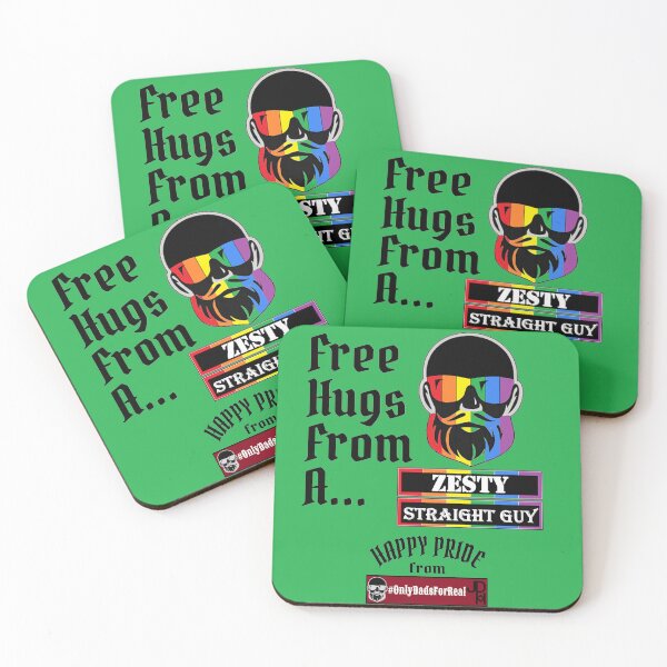 Item preview, Free Hugs Zesty Straight Guy (Green) *More Colors Available in Collection designed and sold by OnlyDadsForReal.