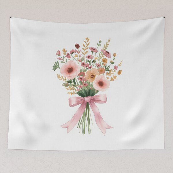 Item preview, Cute Watercolor Wildflower Bouquet Sticker designed and sold by Lu7u.