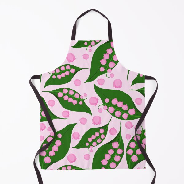 Item preview, Elegant Pink Lily of the Valley and Green Leaves designed and sold by ratihms.art.