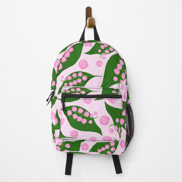 Item preview, Elegant Pink Lily of the Valley and Green Leaves designed and sold by ratihms.art.