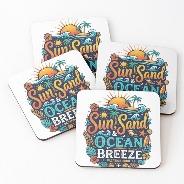 Item preview, Sun Sand and Ocean Breeze Vacation mode designed and sold by Girlsale.