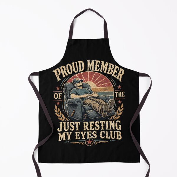 Item preview, Proud Member Of The Just Resting My Eyes Club Napping Dad Grandpa Relaxation designed and sold by FormalDehyena.
