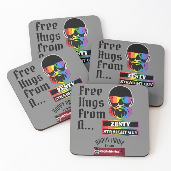 Item preview, Free Hugs Zesty Straight Guy (Gray) *More Colors Available in Collection designed and sold by OnlyDadsForReal.