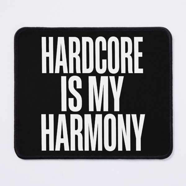 Item preview, Hardcore Is My Harmony Gabber Techno Typography designed and sold by SPAZE-Typo.