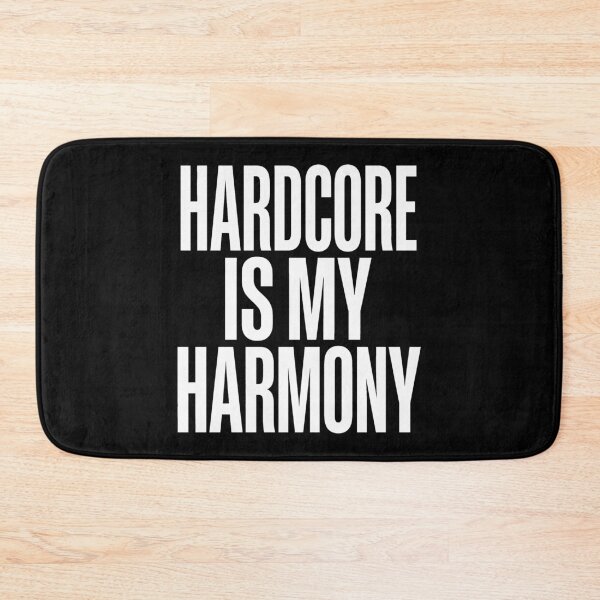 Item preview, Hardcore Is My Harmony Gabber Techno Typography designed and sold by SPAZE-Typo.