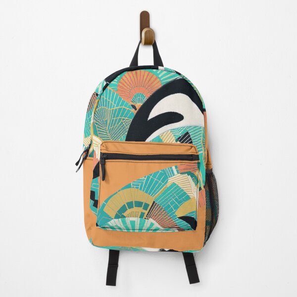 Item preview, Retro Art Deco Orca – Geometric Mosaic Ocean Dream designed and sold by FIREDesignsPOD.