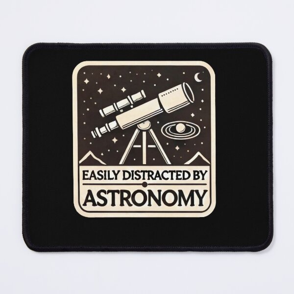 Item preview, Easily Distracted Astronomy Badge designed and sold by SiarheiYur.