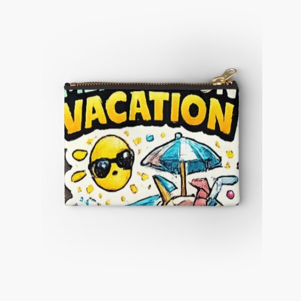 Item preview, Mentally On Vacation Funny Travel Sticker designed and sold by Genzfirevibes.