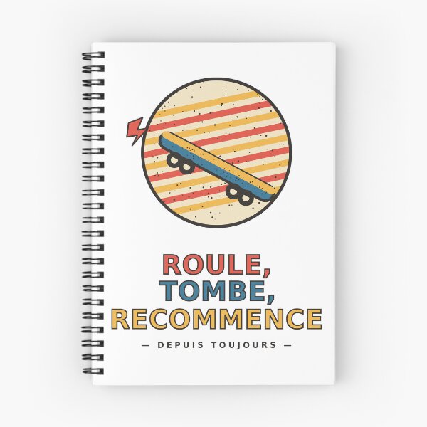 Item preview, Roll, Fall, Start Again – Skate Spirit designed and sold by ztouche.