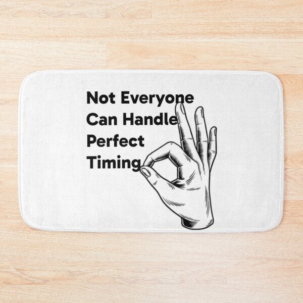 Item preview, Perfect Timing Never too late | Motivational Design designed and sold by Velara Designs.