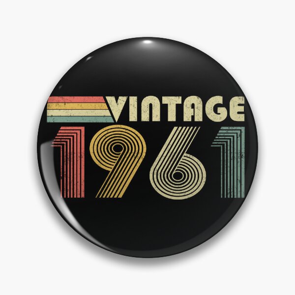 Item preview, Vintage 1961, 65th Birthday Sixty five Retro Bday Gift  designed and sold by FernaRoje.