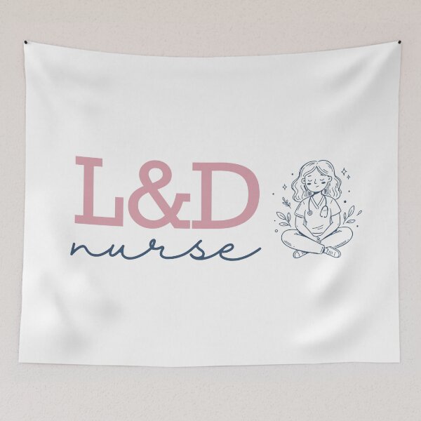 Item preview, L&D Nurse — Labor and Delivery Nurse Gift | L&D RN Sticker Nurses Gift designed and sold by KiwyStudio.