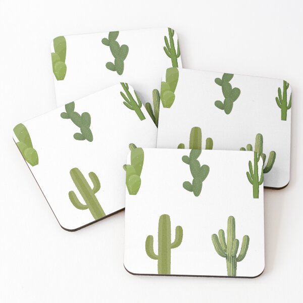Item preview, Minimalist Cactus Pattern Cute Desert Succulents Motif Sticker designed and sold by Art IN Pack.