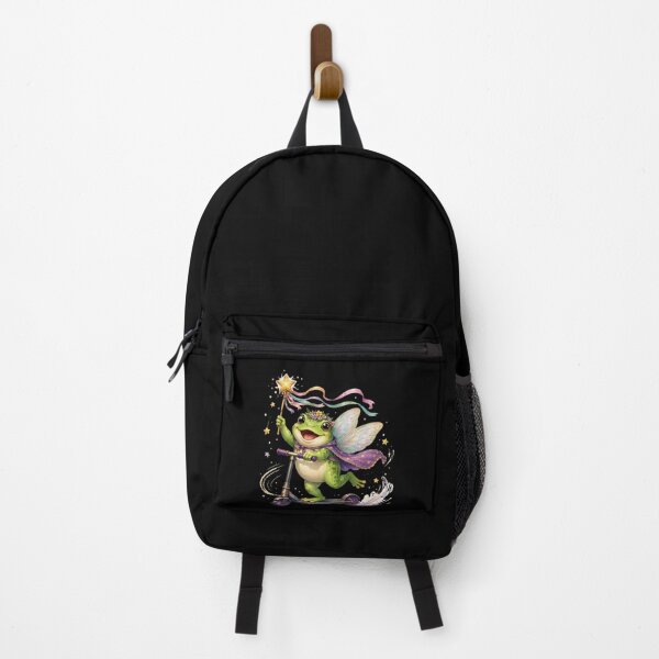 Item preview, Cute Frog Fairy Riding Scooter Magical Animal Lover designed and sold by FormalDehyena.
