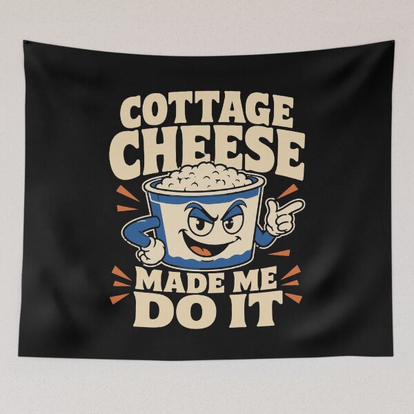 Item preview, Cottage Cheese Era High Protein Snack Foodie Gift designed and sold by AndreasMei.