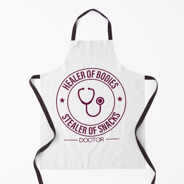 Item preview, Healer of Bodies Stealer of Snacks Funny Doctor Gift Doctor Life Shirt Sticker designed and sold by thesogart.