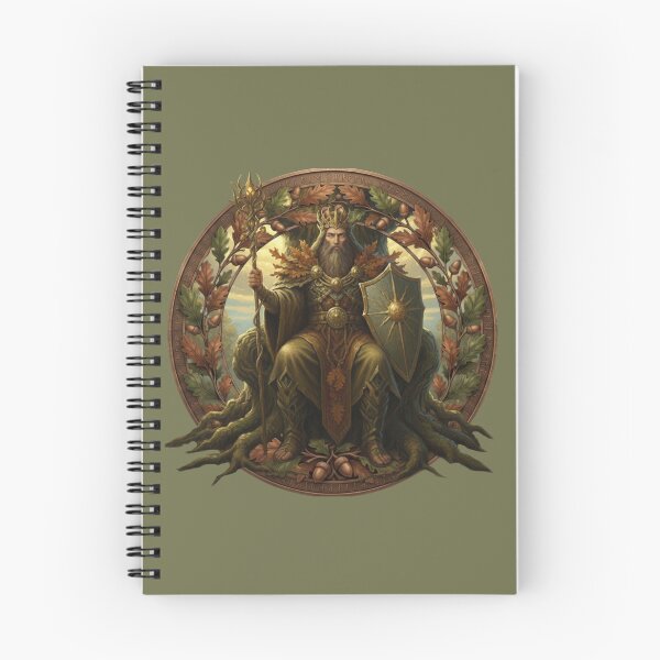 Item preview, The Oak King Green Man British Folklore Celtic Art designed and sold by Englandbear.