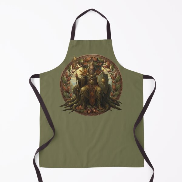 Item preview, The Oak King Green Man British Folklore Celtic Art designed and sold by Englandbear.