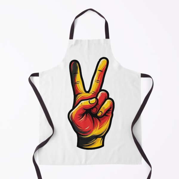 Item preview,  Flag Color Brush V Sign | Minimal Sports Fan Design designed and sold by artdesigner92.