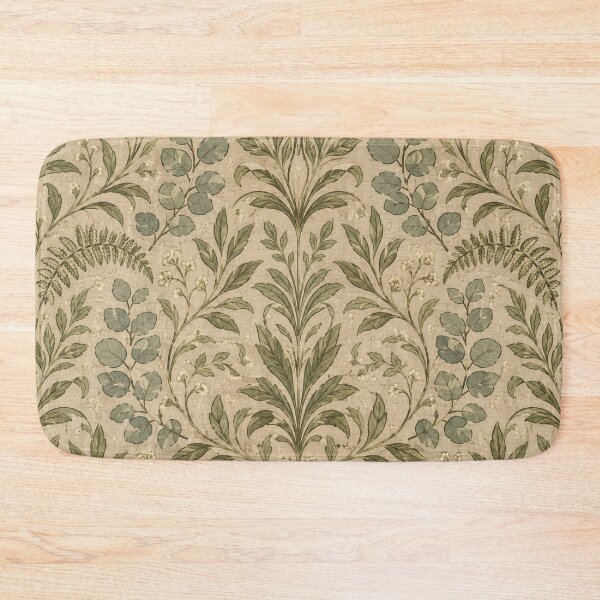 Item preview, Vintage Botanical Damask Fern Pattern designed and sold by ArtDesignRemix.