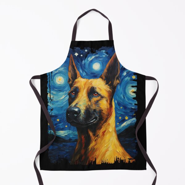 Item preview, Funny Belgian Malinois Starry Night Illustration Mom Dad Kids designed and sold by rafaeltto.