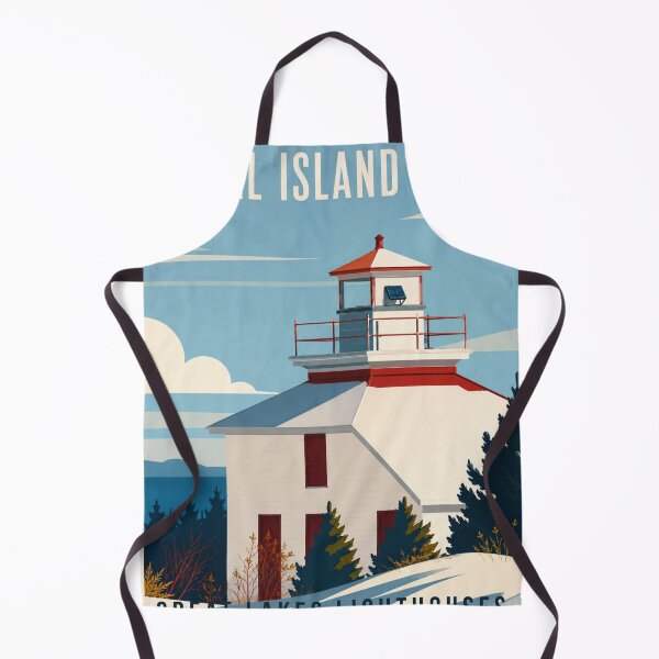 Item preview, Shoal Island Lighthouse Poster designed and sold by greatlakesimage.