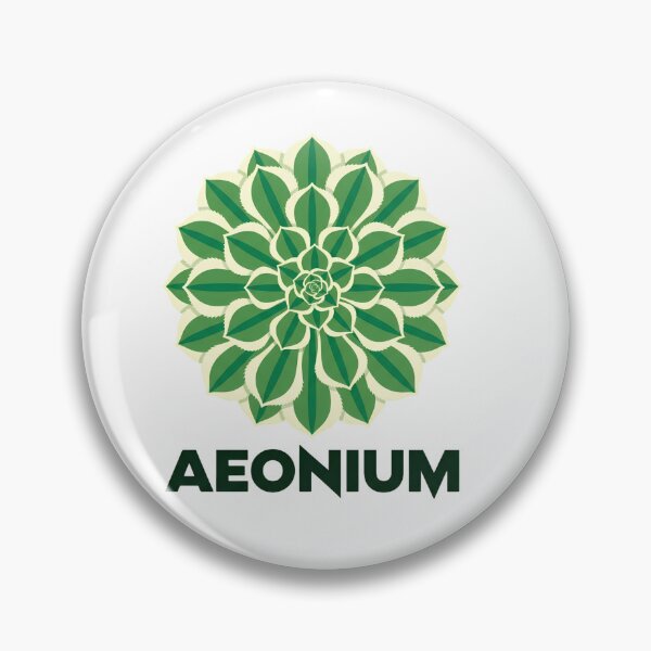 Item preview, Minimalist Aeonium Emerald Ice Vector Graphic Retro Streetwear designed and sold by GreenDivisionJP.