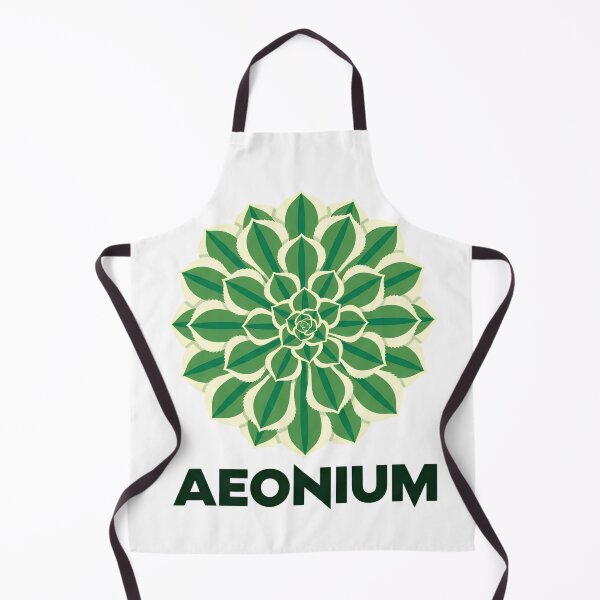 Item preview, Minimalist Aeonium Emerald Ice Vector Graphic Retro Streetwear designed and sold by GreenDivisionJP.