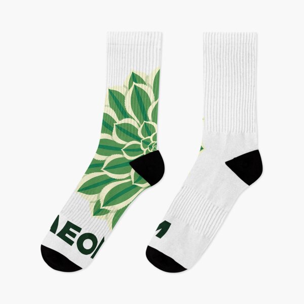Item preview, Minimalist Aeonium Emerald Ice Vector Graphic Retro Streetwear designed and sold by GreenDivisionJP.