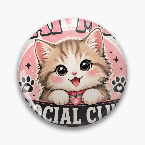 Item preview, Cat Mom Social Club | More Cats Less Stress Cute Cat Lover Design designed and sold by ArjunDev1994.