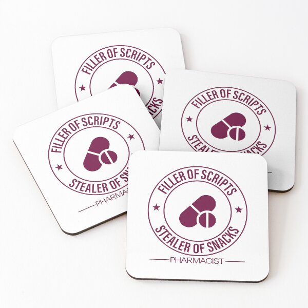 Item preview, Filler of Scripts Stealer of Snacks Funny Pharmacist Gift Pharmacy Life Shirt Sticker designed and sold by thesogart.