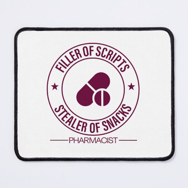 Item preview, Filler of Scripts Stealer of Snacks Funny Pharmacist Gift Pharmacy Life Shirt Sticker designed and sold by thesogart.