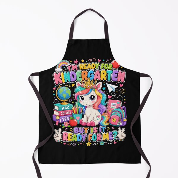 Item preview, I'm Ready For Kindergarten But Is It Ready For Me? Unicorn Student Back To School designed and sold by FormalDehyena.