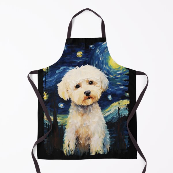 Item preview, Funny Bichon Frise Starry Night Illustration Mom Dad Kids designed and sold by rafaeltto.