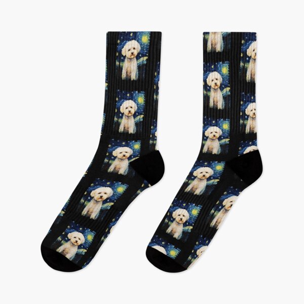 Item preview, Funny Bichon Frise Starry Night Illustration Mom Dad Kids designed and sold by rafaeltto.