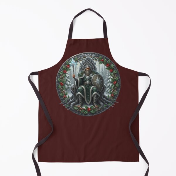 Item preview, The Holly King Winter Solstice Yule British Folklore Art designed and sold by Englandbear.