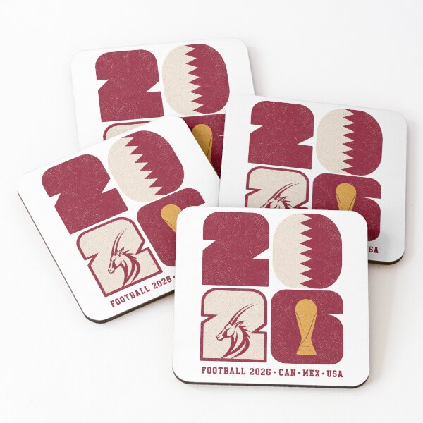 Item preview, QATAR FIFA World Cup Logo Collection for Tshirt Merch  designed and sold by FittheHype.