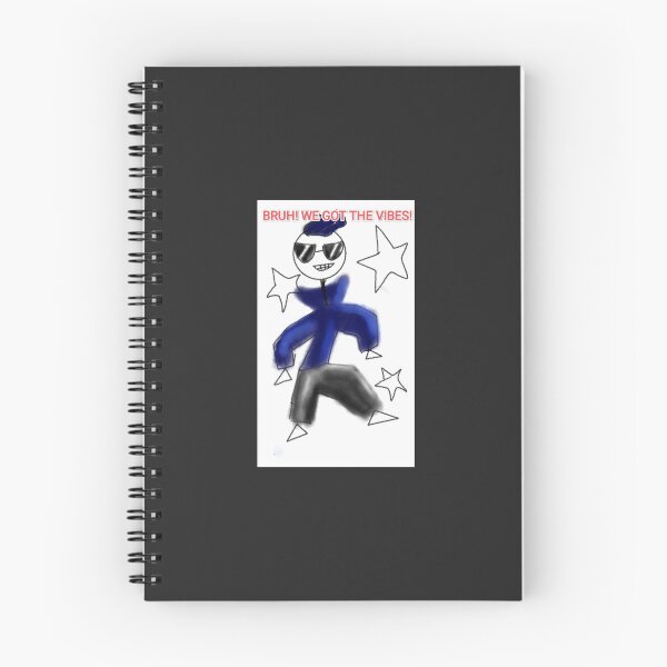Item preview, retro genz bruh stickman blue hoodie sarcasm laptop decal sticker designed and sold by Shukasya-Arts.