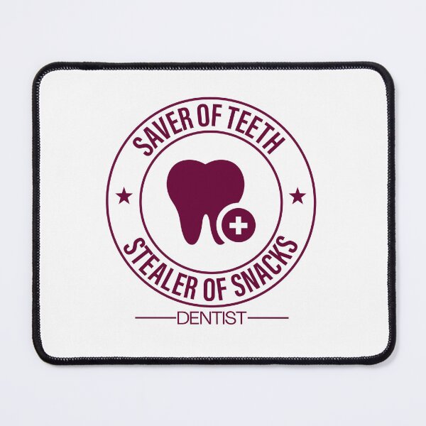 Item preview, Saver of Teeth Stealer of Snacks Funny Dentist Gift Dental Life Shirt Sticker designed and sold by thesogart.
