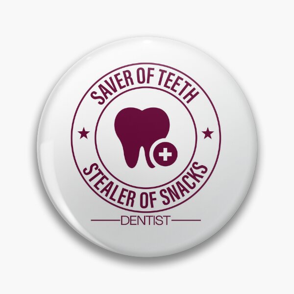 Item preview, Saver of Teeth Stealer of Snacks Funny Dentist Gift Dental Life Shirt Sticker designed and sold by thesogart.