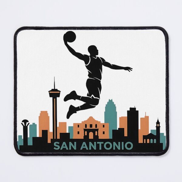 Item preview, San Antonio Basketball City Scape designed and sold by onjcdesign.
