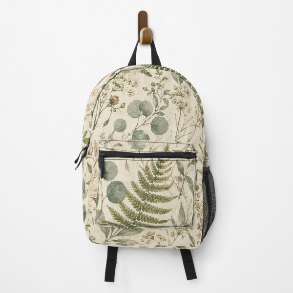 Item preview, Vintage Botanical Herbarium Collage Pattern designed and sold by ArtDesignRemix.