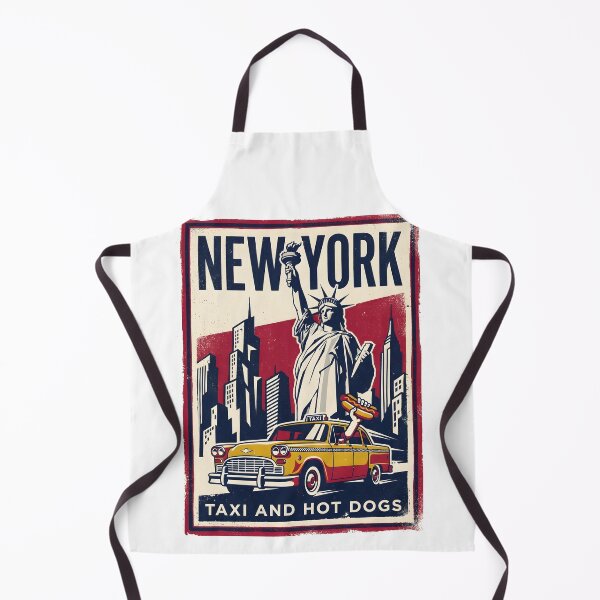 Item preview, Vintage New York City Taxi Hot Dog Wall Art designed and sold by EKHOAISTORE.