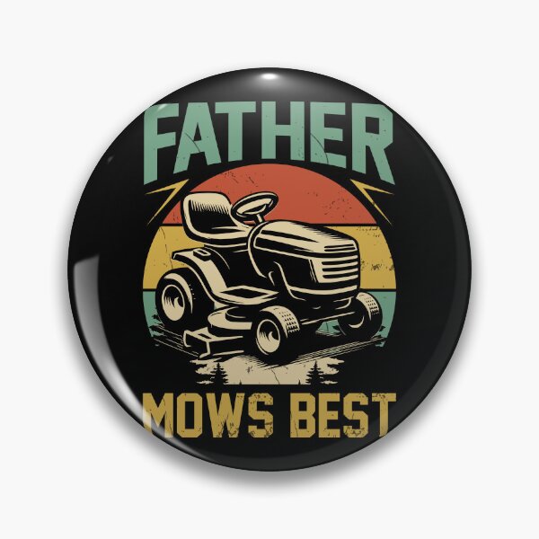 Item preview, Father Mows Best Vintage Retro Dad Gift Fathers Day designed and sold by FernaRoje.