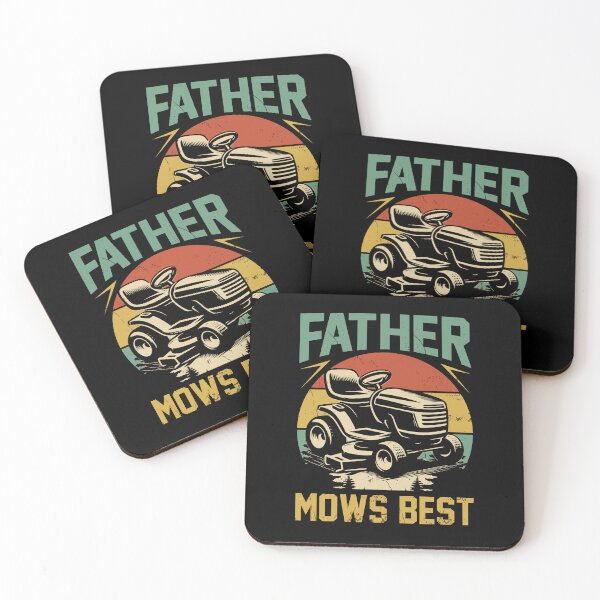 Item preview, Father Mows Best Vintage Retro Dad Gift Fathers Day designed and sold by FernaRoje.