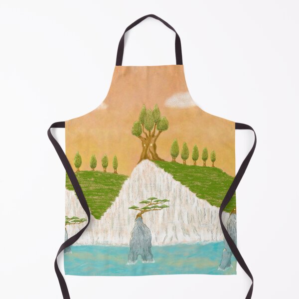 Item preview, White cliff tree village designed and sold by greenPQBstudio.